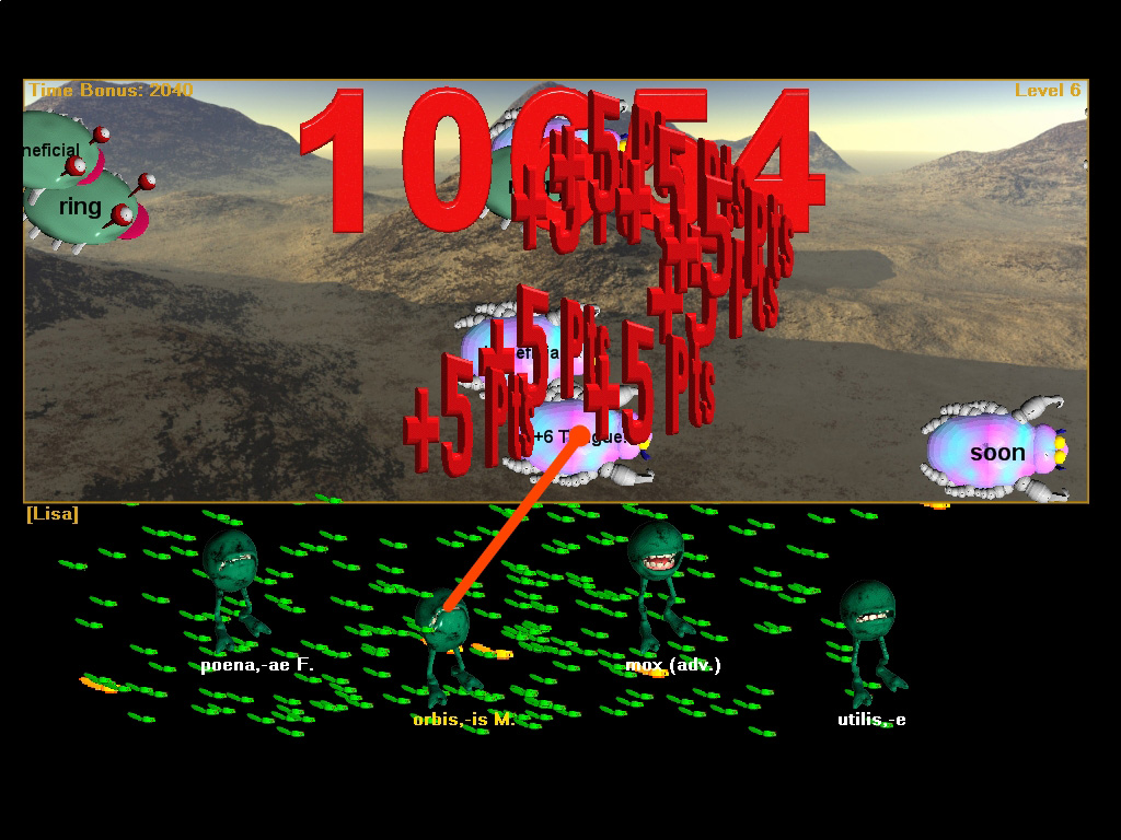 French dictionary Orbis grabbing a bonus bug