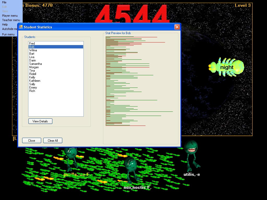 Learn French language dictionary game student preview