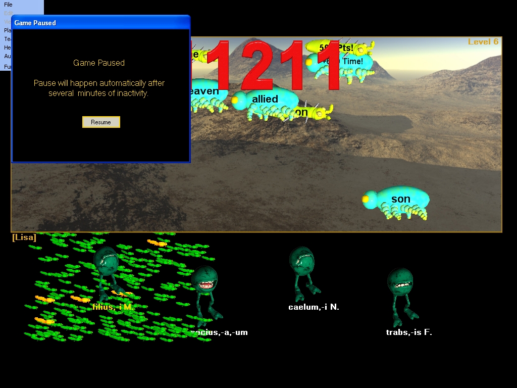 Hungryfrog French | Game Paused