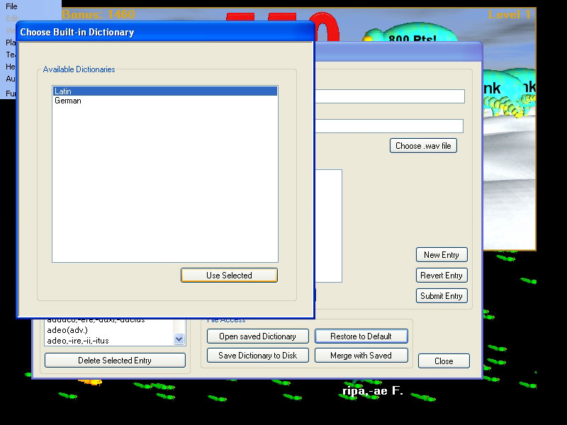 French French dictionary picker