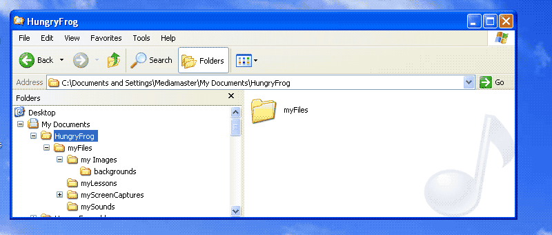 classical language software french vocabulary game myFiles screen capture