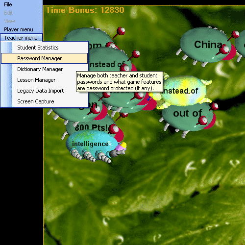 Learn French Language Dictionary words teacher menu